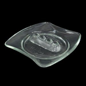 Vintage Holiday Inn Ashtray Mid Century Advertising Clear Glass